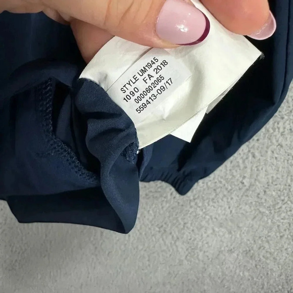 Under Armour Storm Winds Pullover Windbreaker Jacket Mens Medium Blue Fitted - Picture 7 of 9